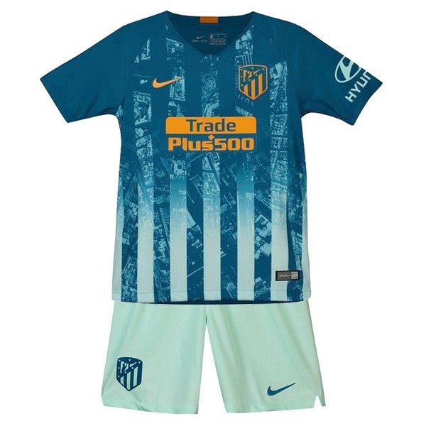 Camiseta Atletico Madrid Tercera equipo Niños 2018-19 Azul